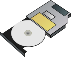 Slim Cd Drive Clip Art